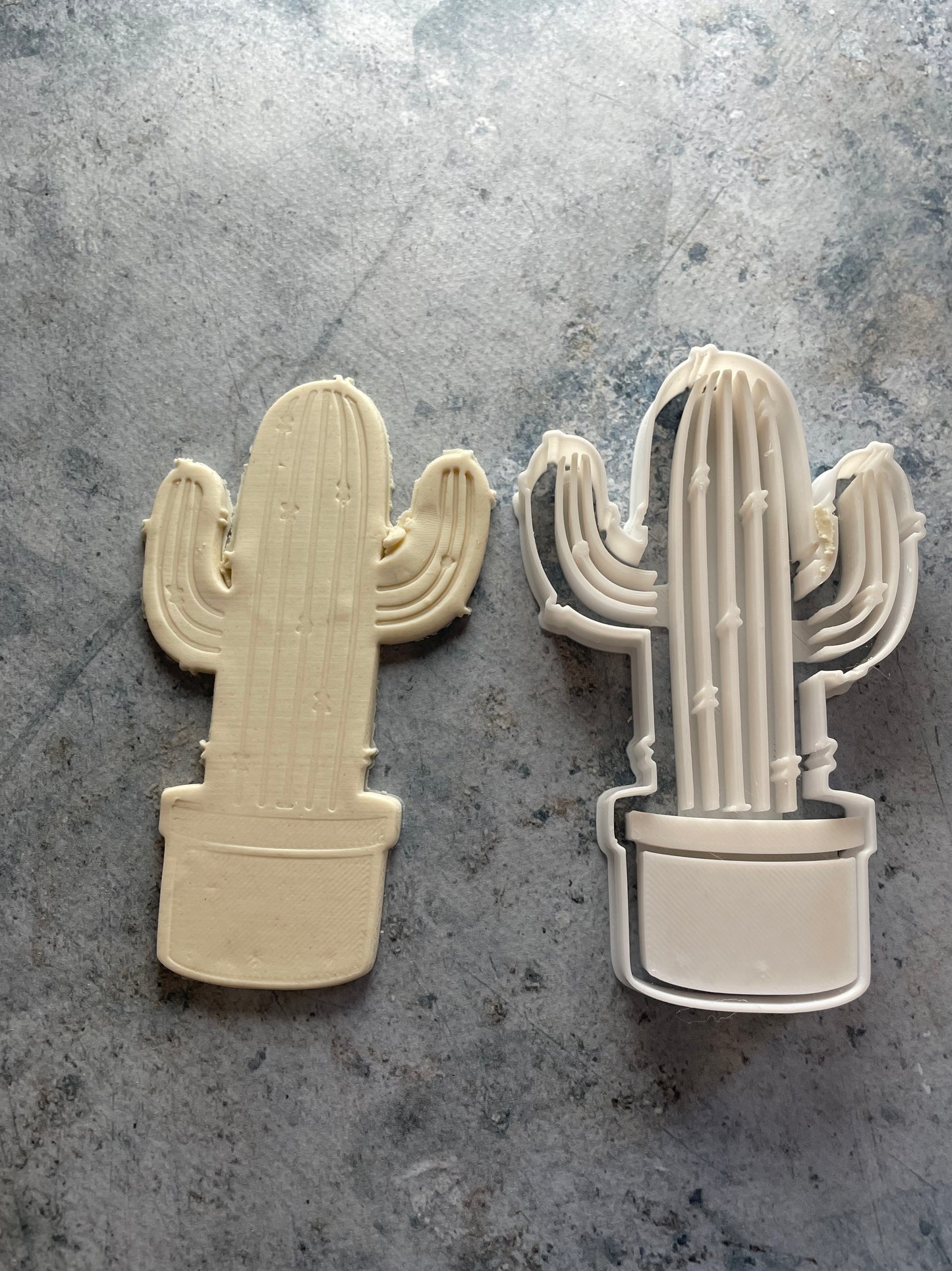 Emporte-pièce - Cactus -  pâte à sucre, pâte à modeler-Décoration gâteau-Fait maison-France 3D