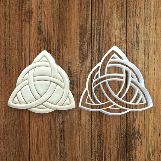 Emporte-pièce Triquetra Celtic - pâte à sucre, pâte à modeler-Décoration gâteau-Fait maison-France 3D