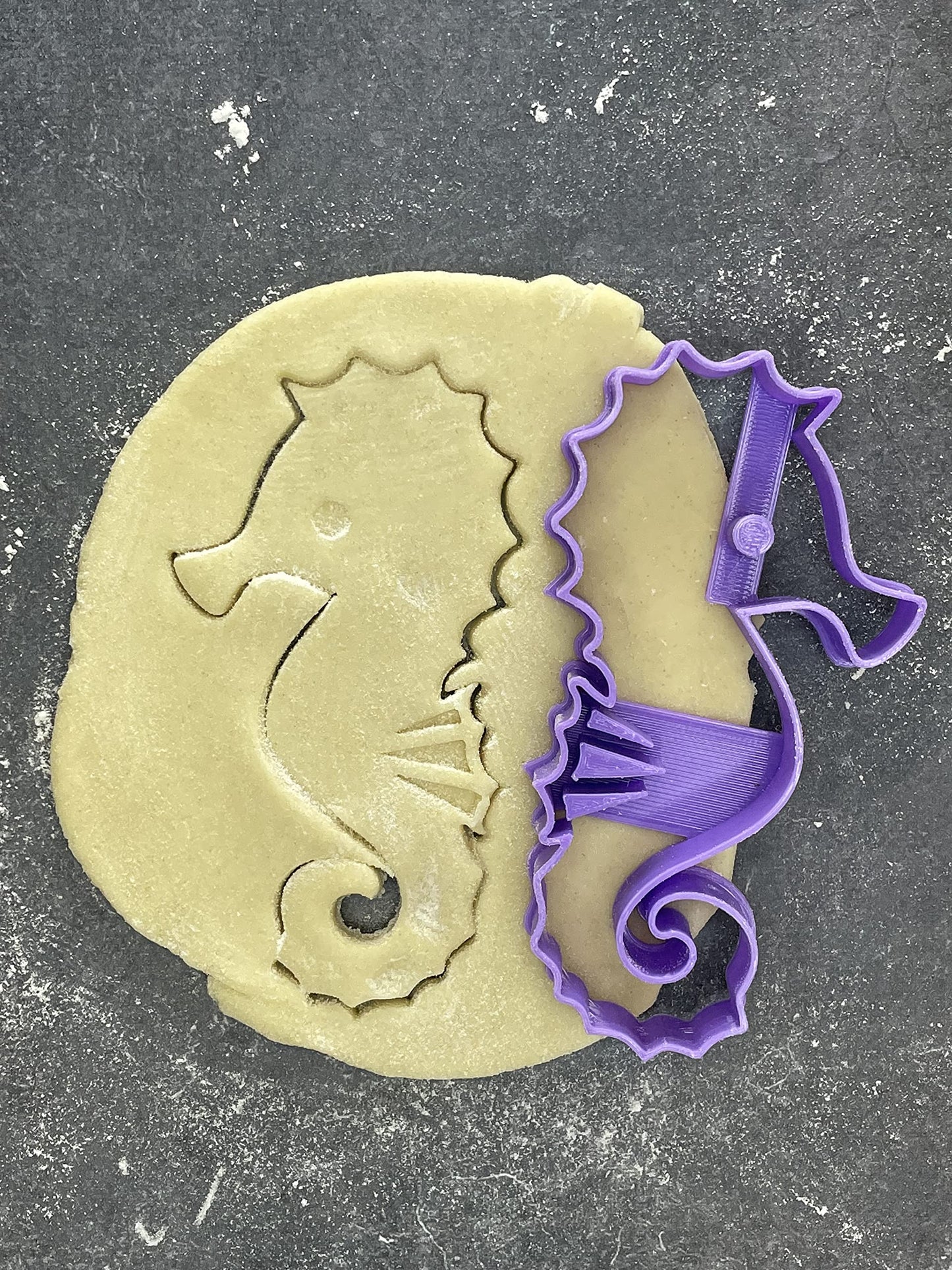 Emporte pièce Hippocampe - Animal - pour la réalisaton de biscuit sablé, patisserie, pate à sucre -Décoration gateau-Fait maison- ELACE